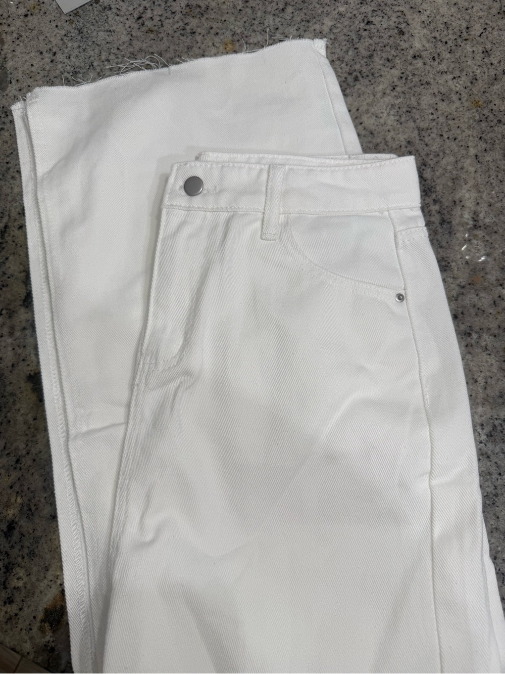 Women's White Maxi Front-Slit Skirt - Picture 3 of 5
